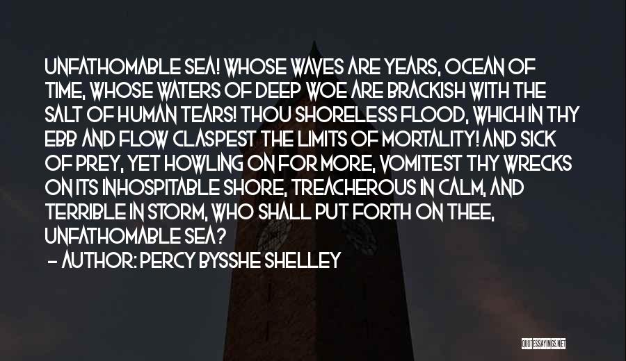 Waves On The Shore Quotes By Percy Bysshe Shelley