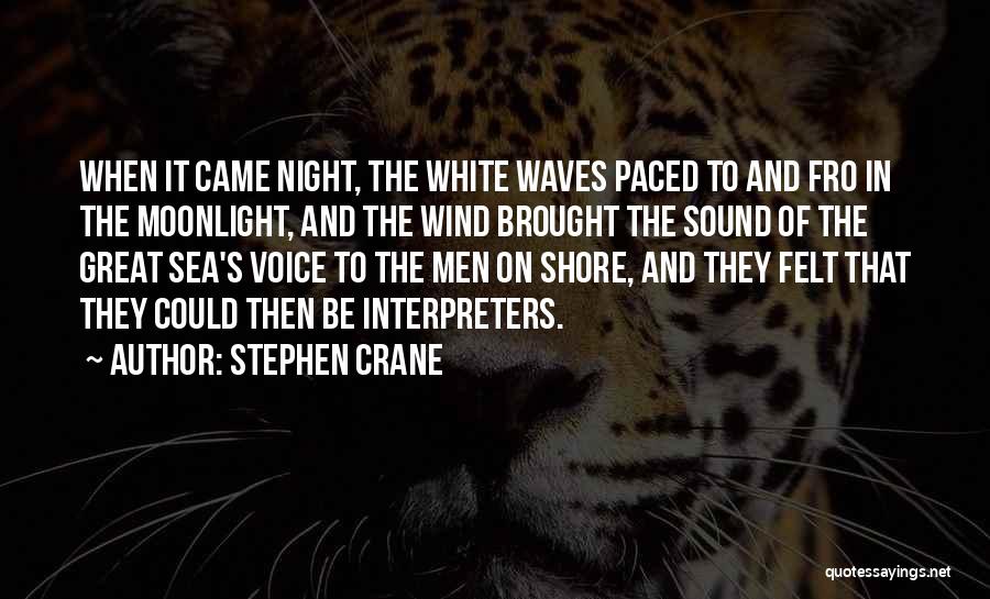 Waves On The Shore Quotes By Stephen Crane