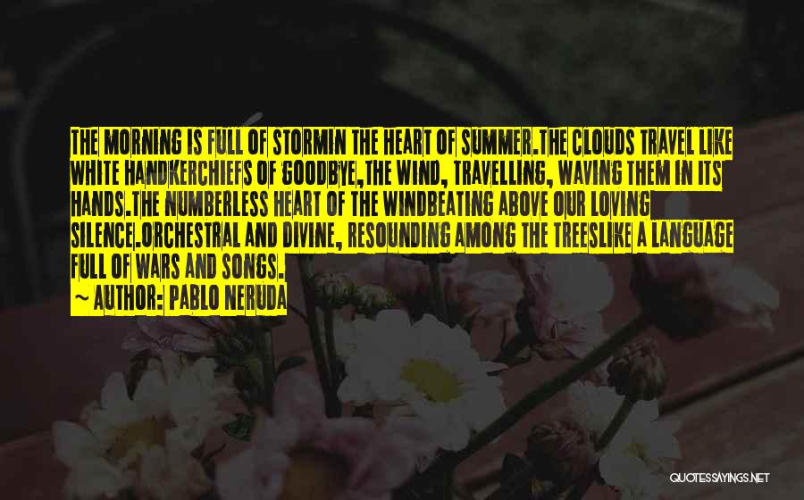 Waving Goodbye Quotes By Pablo Neruda