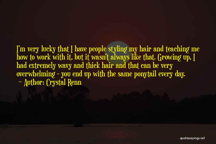 Wavy Hair Quotes By Crystal Renn