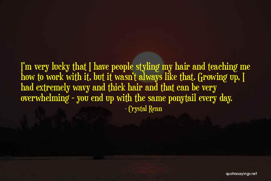 Wavy Quotes By Crystal Renn