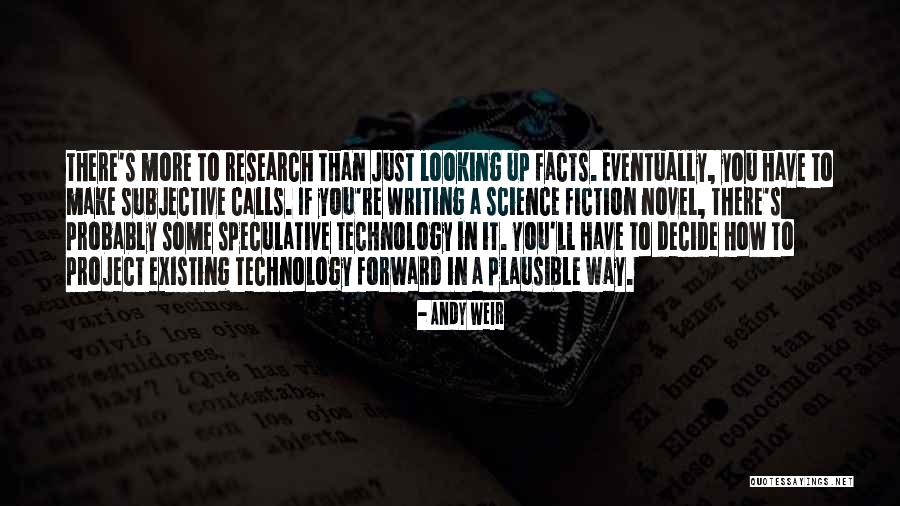 Way Forward Quotes By Andy Weir