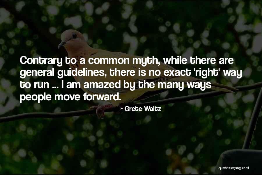 Way Forward Quotes By Grete Waitz