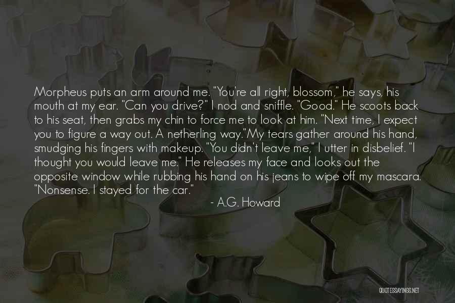 Way He Looks At Me Quotes By A.G. Howard Way He Looks At Me Quotes By A.G. Howard