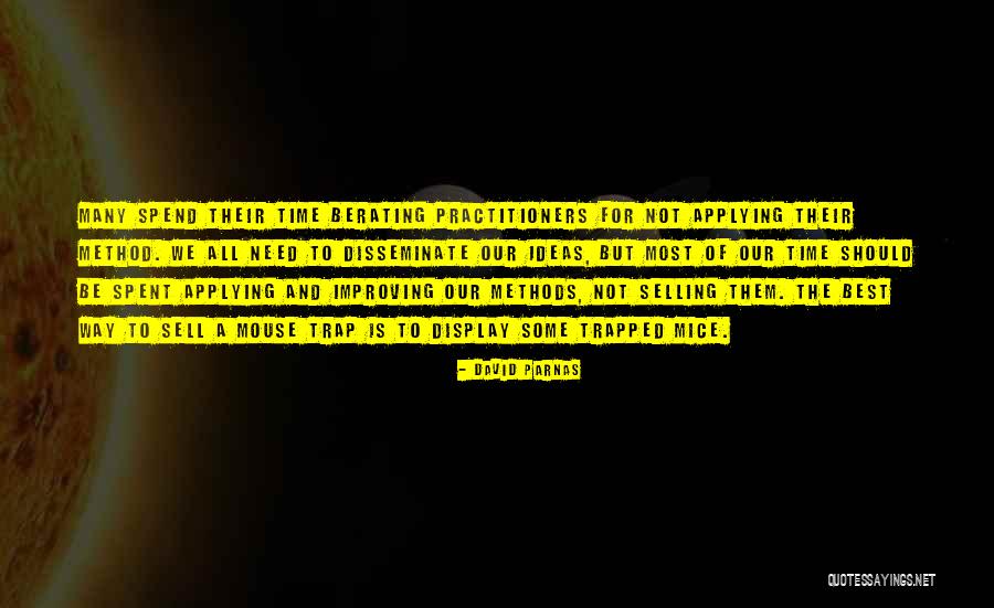 Way To Display Quotes By David Parnas Way To Display Quotes By David Parnas