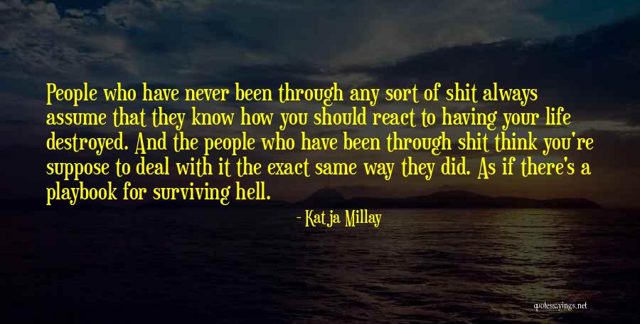 Way To Hell Quotes By Katja Millay