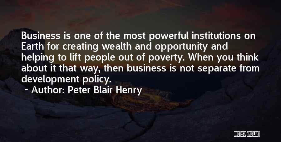 Way To Wealth Quotes By Peter Blair Henry