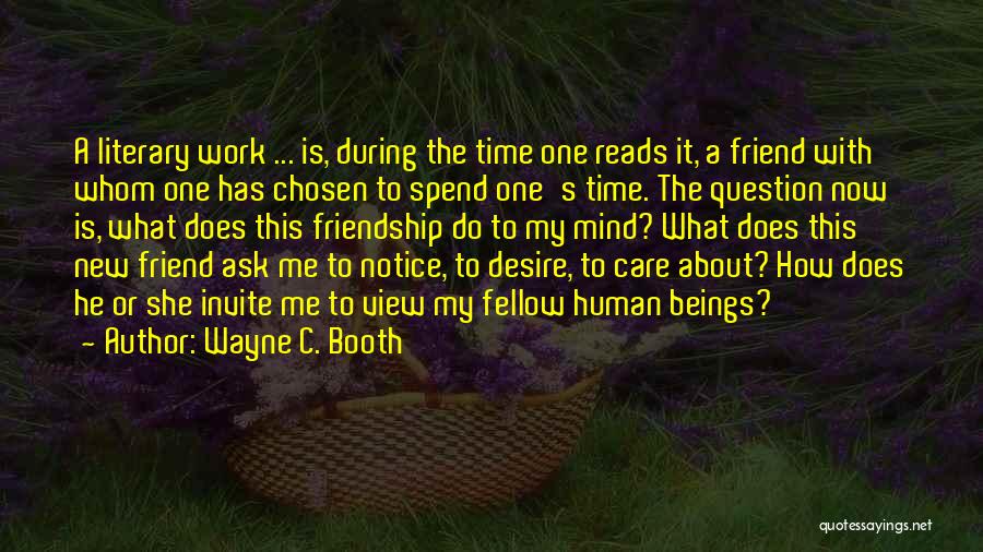 Wayne C. Booth Quotes 825282