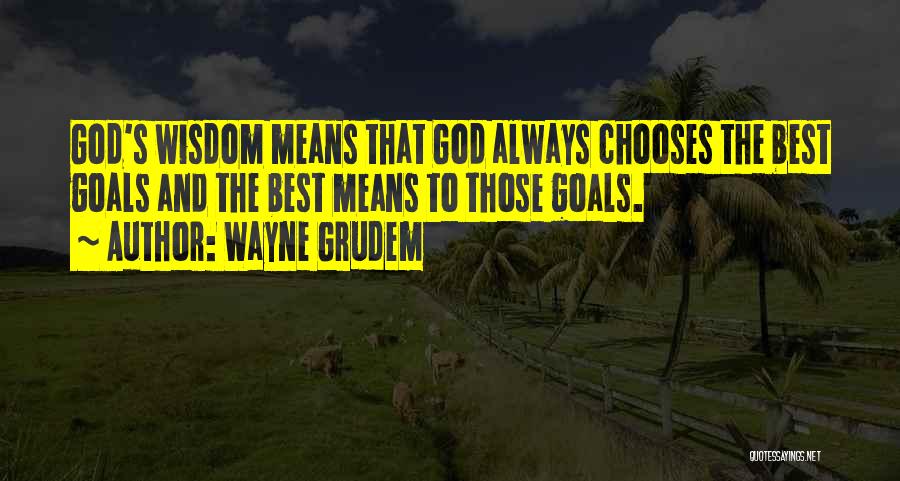 Wayne's Quotes By Wayne Grudem