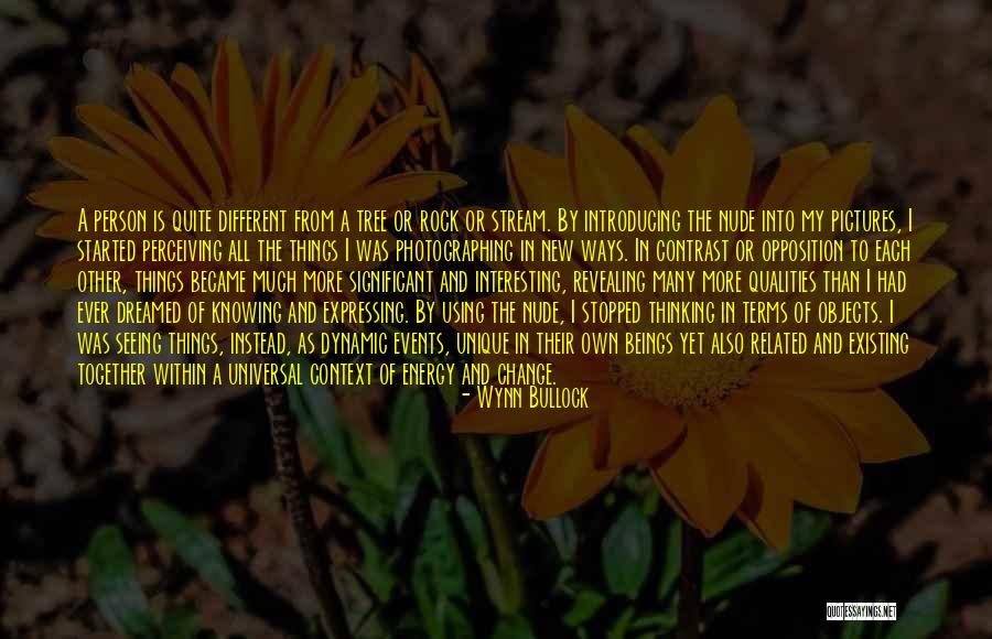 Ways Of Introducing Quotes By Wynn Bullock Ways Of Introducing Quotes By Wynn Bullock