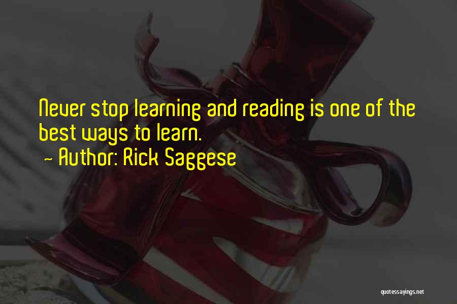 Ways Of Learning Quotes By Rick Saggese