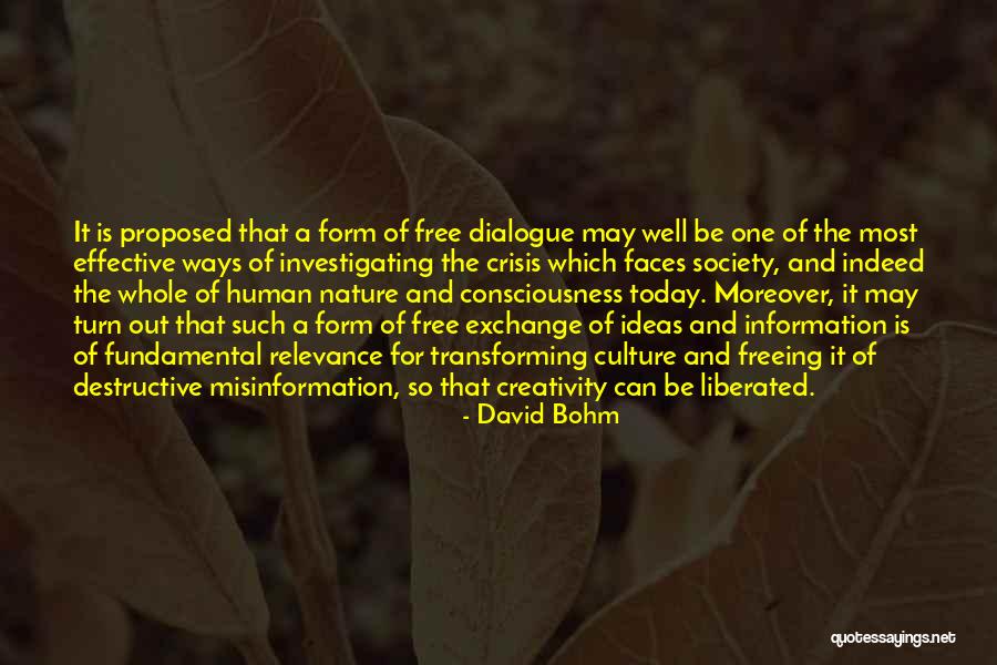 Ways Of Nature Quotes By David Bohm Ways Of Nature Quotes By David Bohm