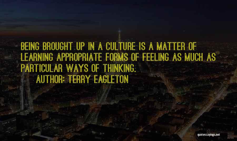 Ways Of Thinking Quotes By Terry Eagleton