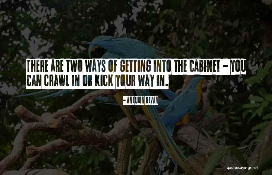 Ways You Quotes By Aneurin Bevan Ways You Quotes By Aneurin Bevan