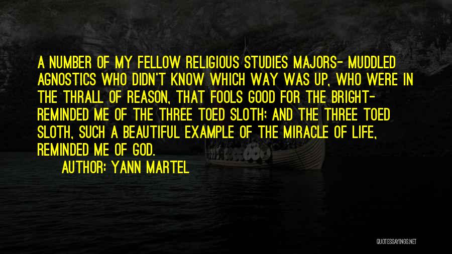 We Agnostics Quotes By Yann Martel