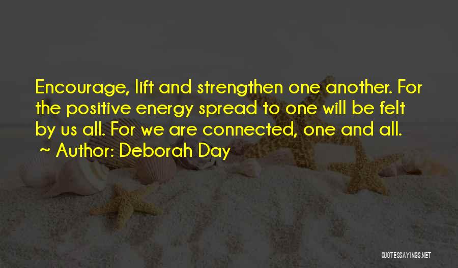 We All Are Connected Quotes By Deborah Day
