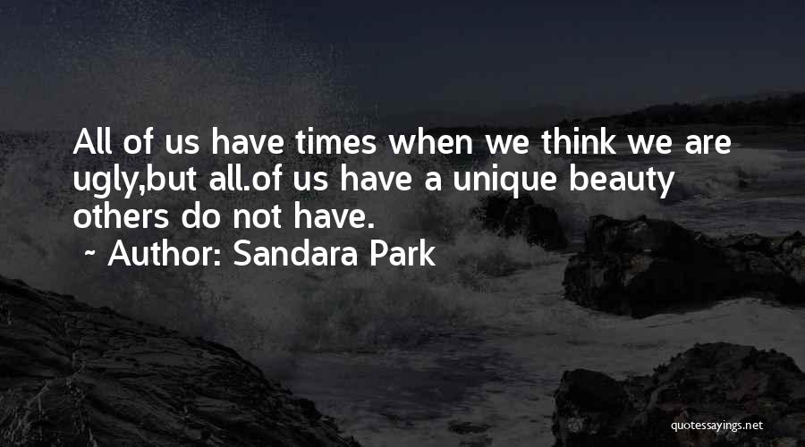 We All Are Unique Quotes By Sandara Park