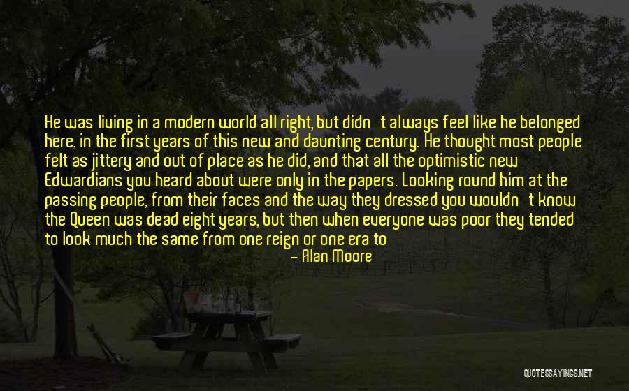 We All Depend On One Another Quotes By Alan Moore We All Depend On One Another Quotes By Alan Moore