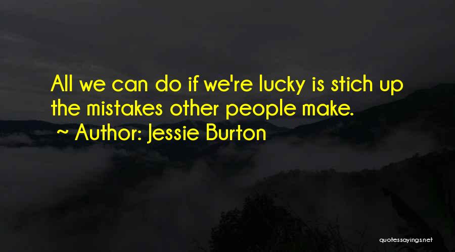We All Do Mistakes Quotes By Jessie Burton