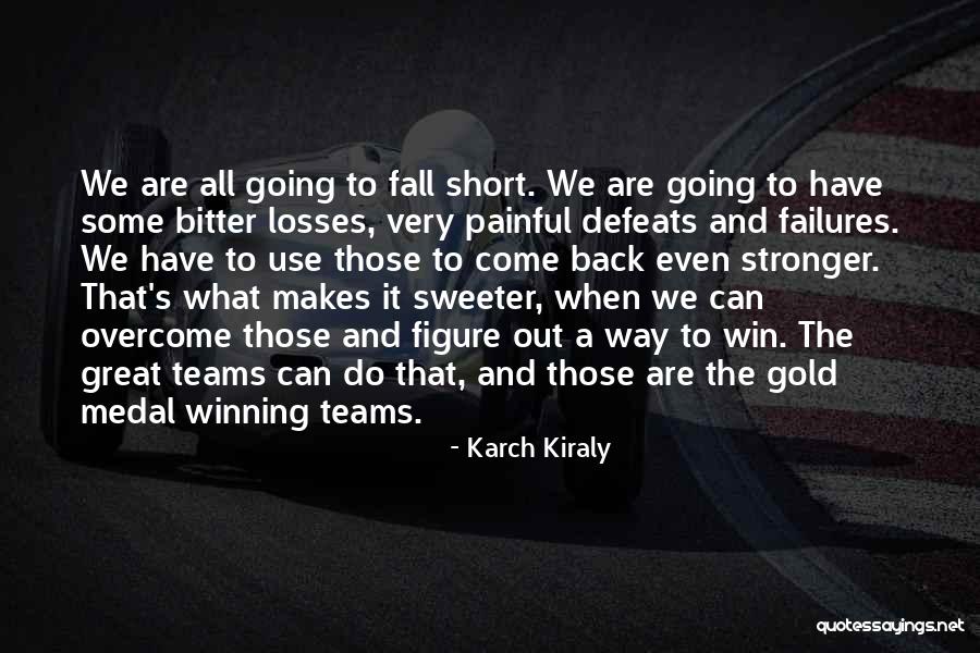 We All Fall Short Quotes By Karch Kiraly