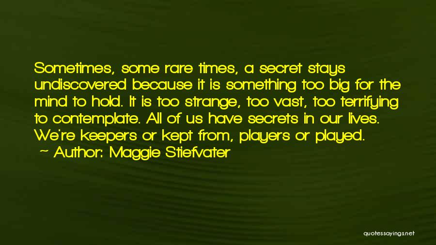 We All Have A Secret Quotes By Maggie Stiefvater