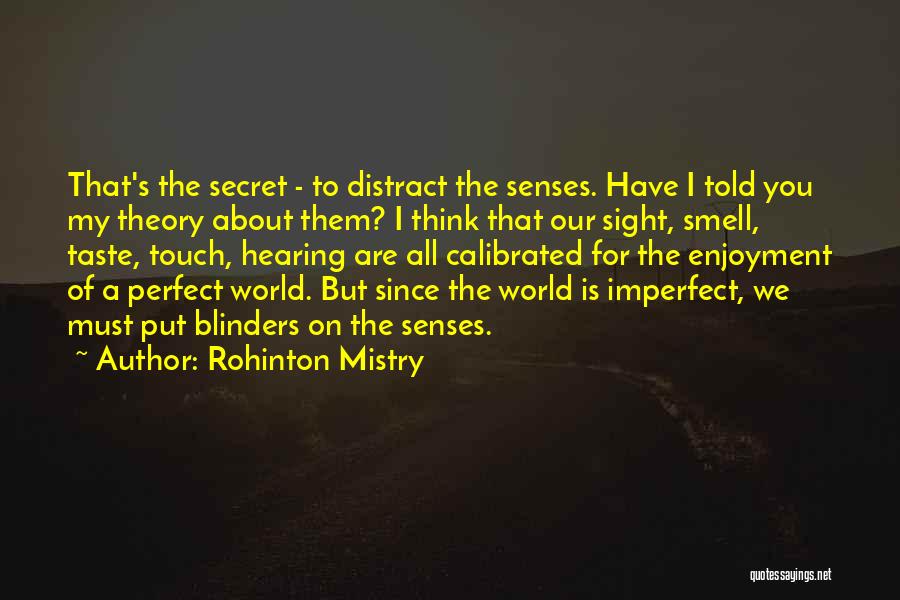We All Have A Secret Quotes By Rohinton Mistry