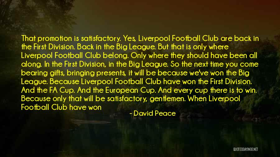 We All Have Gifts Quotes By David Peace We All Have Gifts Quotes By David Peace