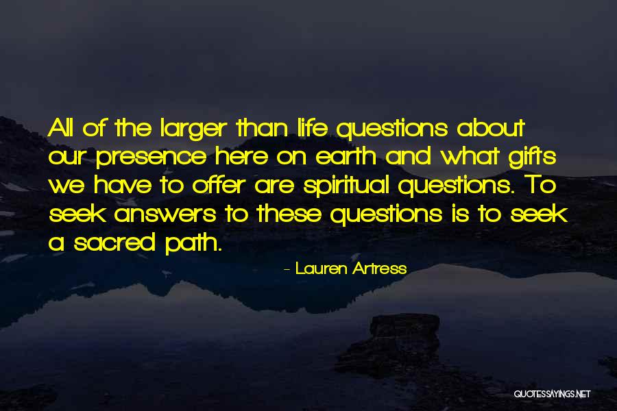 We All Have Gifts Quotes By Lauren Artress We All Have Gifts Quotes By Lauren Artress