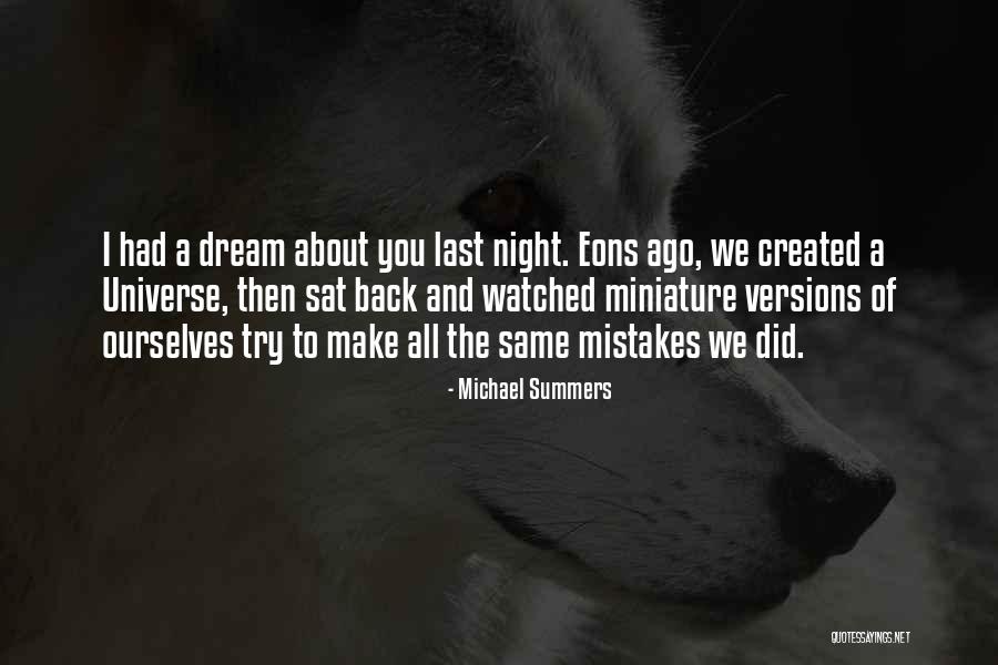 We All Make Mistakes Funny Quotes By Michael Summers