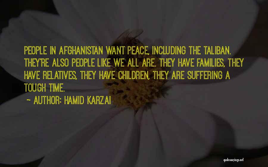 We All Want Peace Quotes By Hamid Karzai