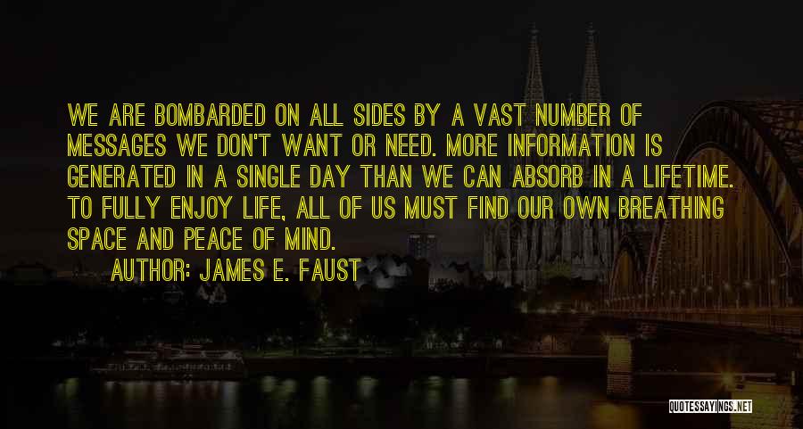 We All Want Peace Quotes By James E. Faust