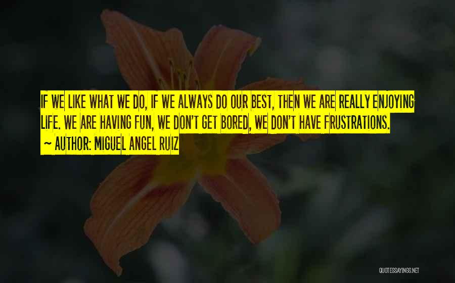 We Always Have Fun Quotes By Miguel Angel Ruiz