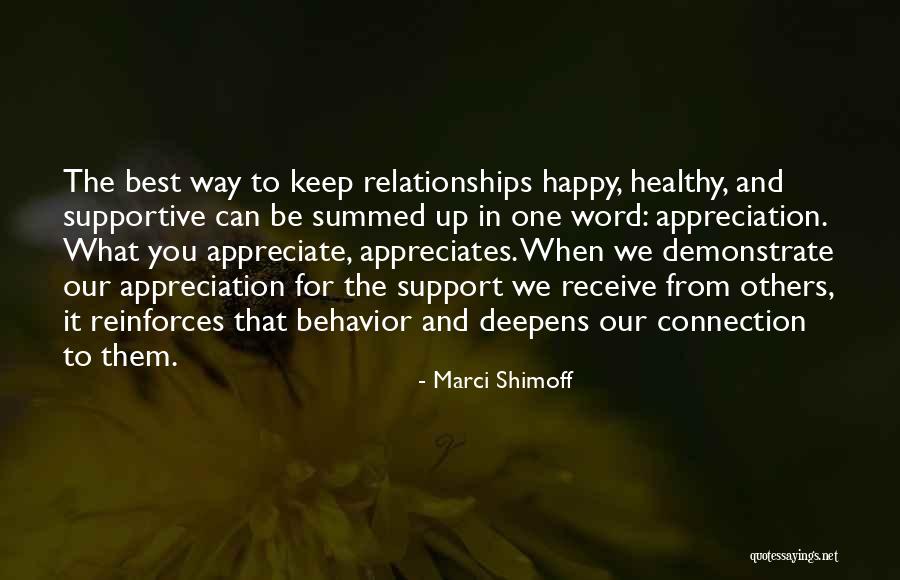We Appreciate You Quotes By Marci Shimoff We Appreciate You Quotes By Marci Shimoff