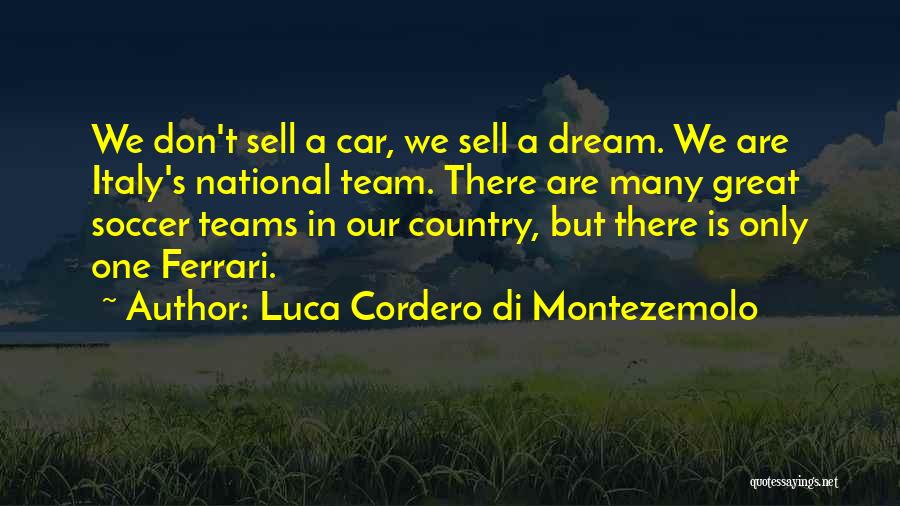 We Are A Great Team Quotes By Luca Cordero Di Montezemolo