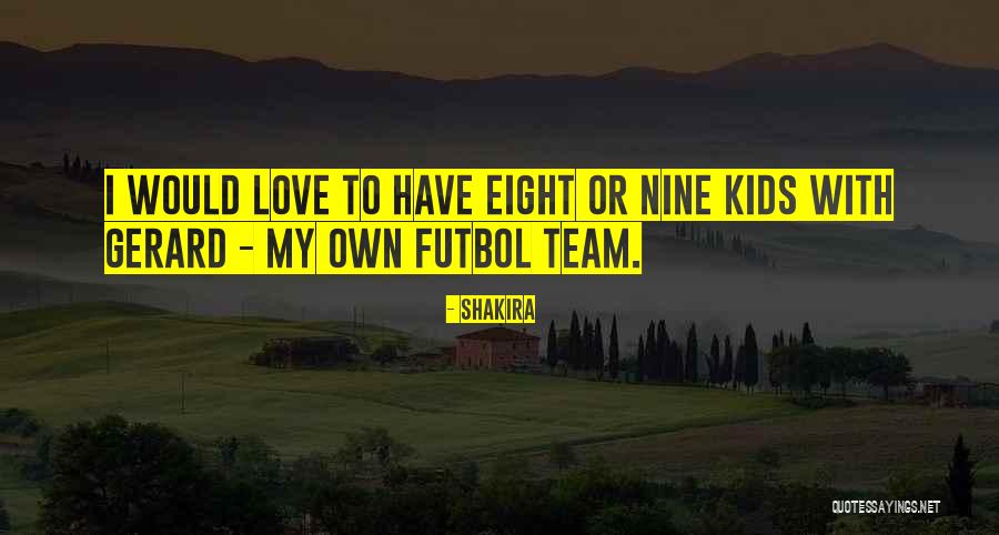 We Are A Team Love Quotes By Shakira