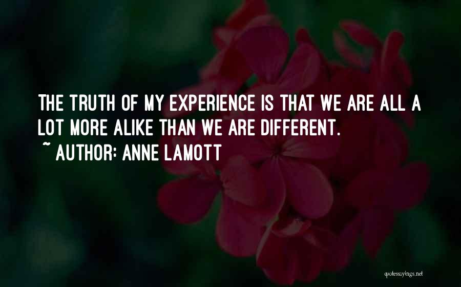 We Are All Alike Quotes By Anne Lamott