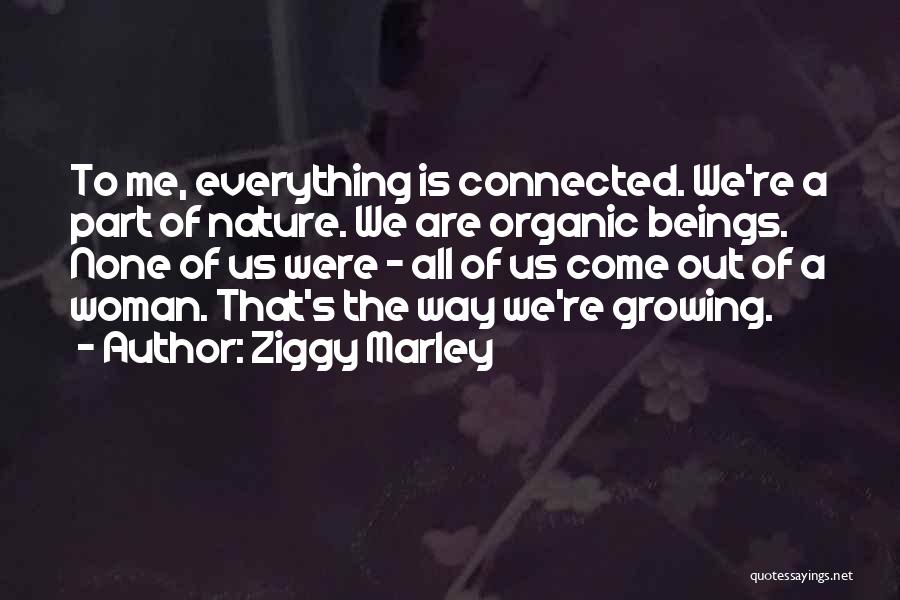 We Are All Connected Quotes By Ziggy Marley