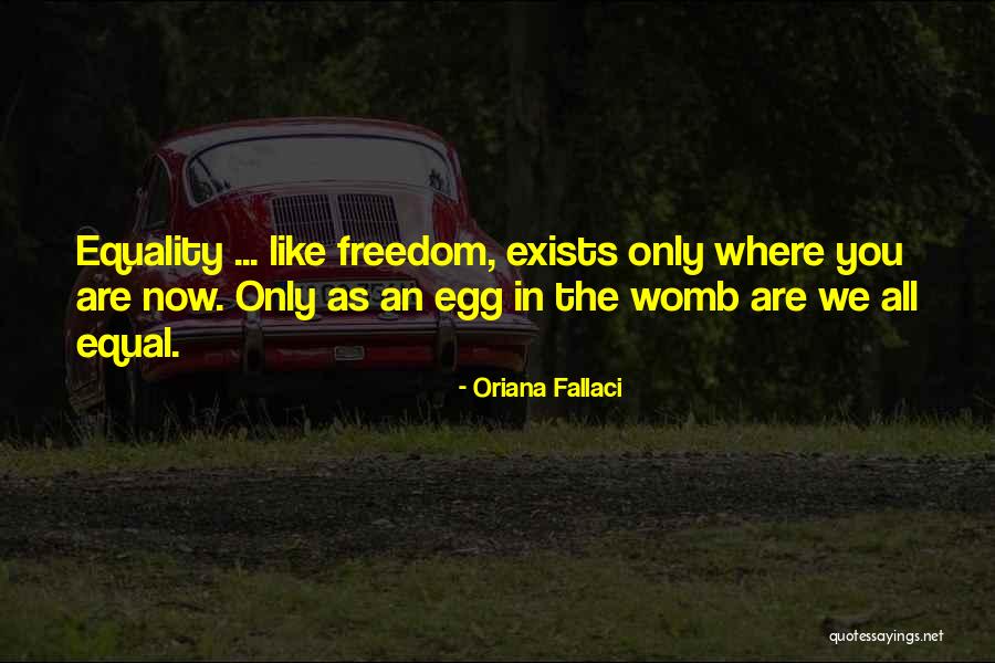 We Are All Equal Quotes By Oriana Fallaci