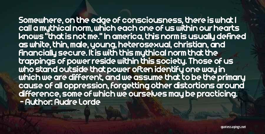 We Are All One Consciousness Quotes By Audre Lorde