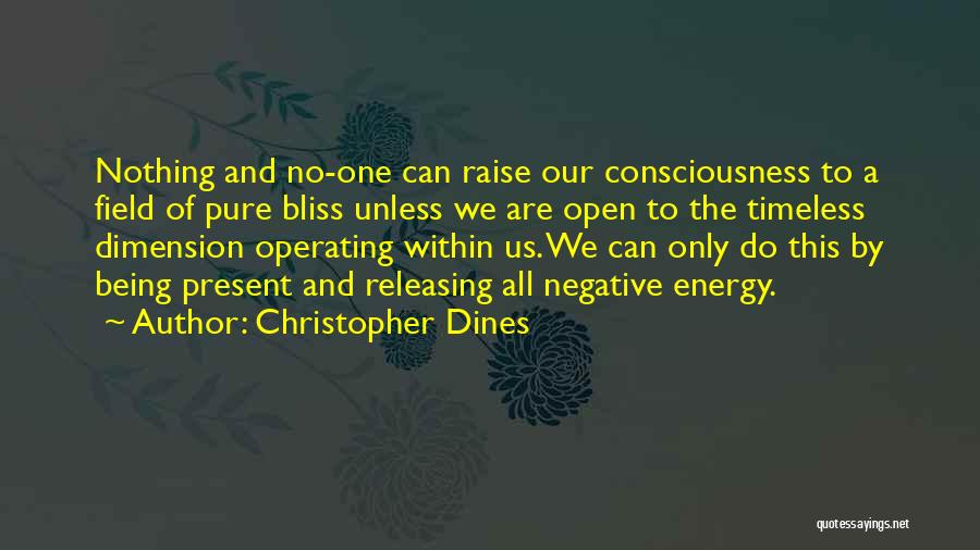 We Are All One Consciousness Quotes By Christopher Dines