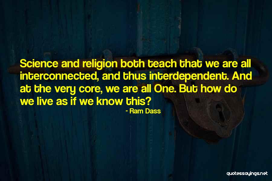 We Are All One Religion Quotes By Ram Dass We Are All One Religion Quotes By Ram Dass