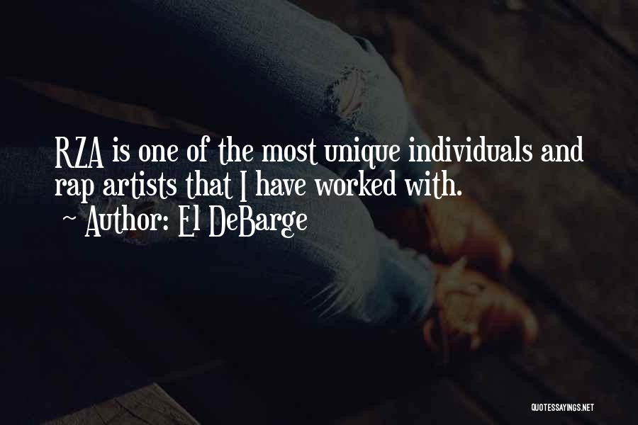 We Are All Unique Individuals Quotes By El DeBarge