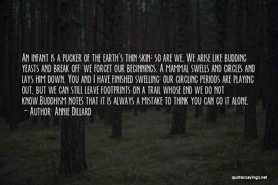 We Are Always Alone Quotes By Annie Dillard