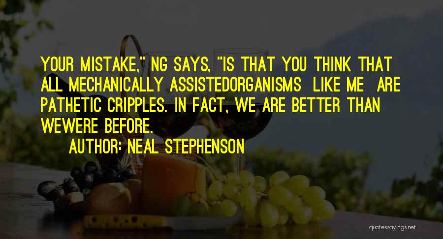 We Are Better Than You Quotes By Neal Stephenson