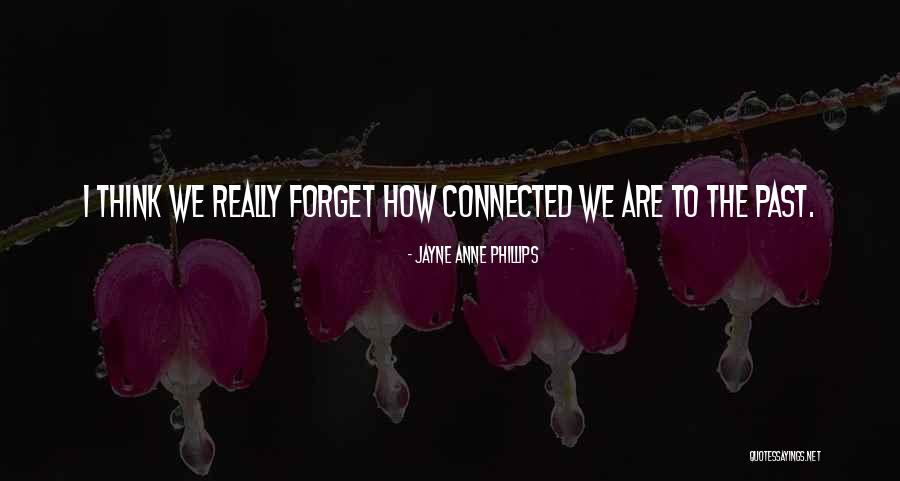 We Are Connected Quotes By Jayne Anne Phillips We Are Connected Quotes By Jayne Anne Phillips