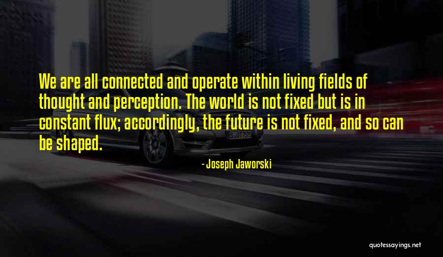 We Are Connected Quotes By Joseph Jaworski We Are Connected Quotes By Joseph Jaworski