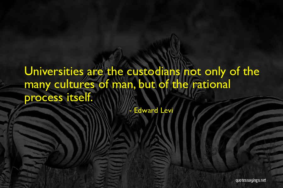 We Are Custodians Quotes By Edward Levi We Are Custodians Quotes By Edward Levi