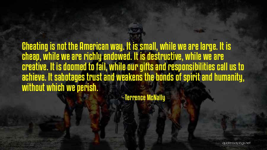We Are Doomed Quotes By Terrence McNally