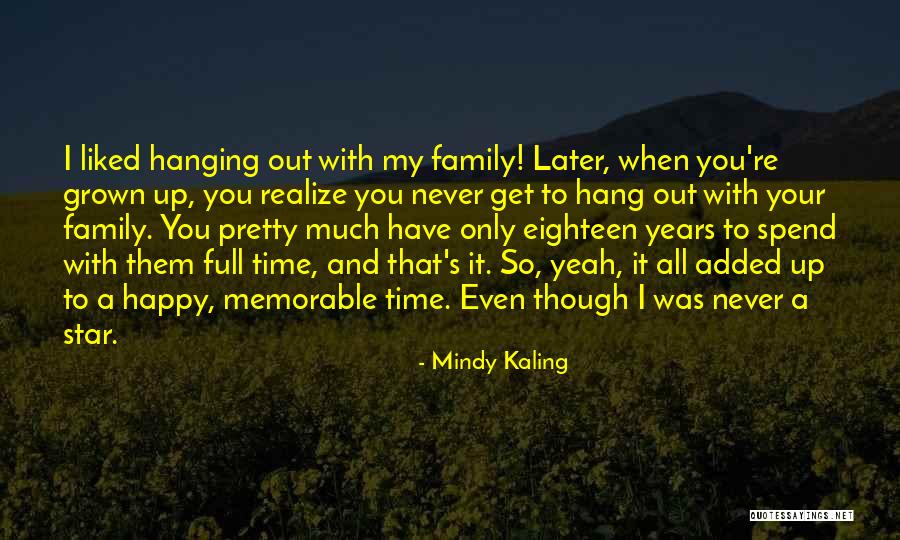 We Are Family Memorable Quotes By Mindy Kaling