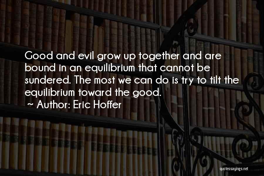 We Are Good Together Quotes By Eric Hoffer